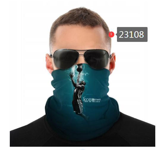 NBA 2021 Los Angeles Lakers #24 kobe bryant 23108 Dust mask with filter->nba dust mask->Sports Accessory